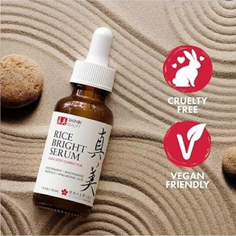 Shinbi Beauty Rice Bright‎ Serum 1oz NWB | Clean, Vegan, Brightening Skincare - Picture 3 of 13